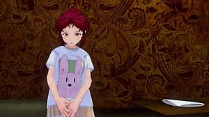 Redhead Lady Fucks Pantsu Hentai Game