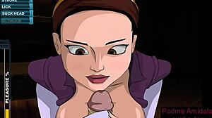 padme amidala teases jar jar's big cock before deep sucking custom audio