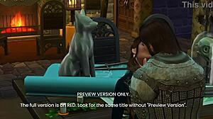 bold lady gets naughty in winterfell shadows wild 3d sims hentai game action