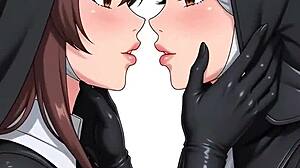 that nun with the huge ass and divine body bounces in anime hentai