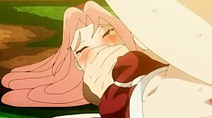 sakura haruno screams in ecstasy! naruto hentai ass tits pounded raw