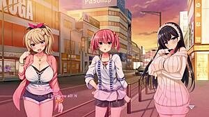 Real Hentai Situation Explodes: MILF Hibari's Side Story with Creampie Facial on Huge Tits!