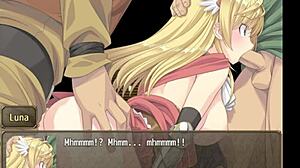 Villagers gangbang slaves hard anal creampie at the ranch!