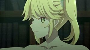 doesn't this big tits blonde anime babe's striptease make you wanna grab those huge boobs and ass?