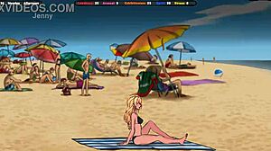 a stranger slathers sunscreen on me then slams huge cock for deep creampie surprise