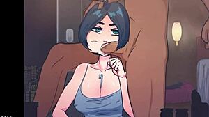 damn this beautiful cute hentai girl gets fucked so intensely and passionately