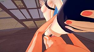 Kasumi miwa's ass pounded outdoor doggystyle creampie uncensored!