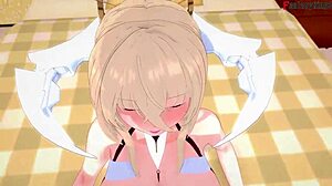 implacable's chubby big tits bounce wildly during hard fucking in azur lane 3d hentai fantasy