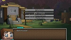 i'm so horny for alex's gloryhole blowjob in hornycraft animation