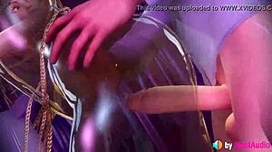 chun li's tight pussy stretched hard in street fighter 3d asmr pounding