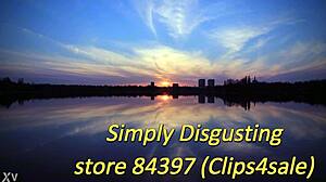 young sweet stepdaughter dominates old man with food humiliation femdom fetish play