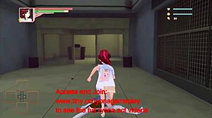 Redhead Lady Fucks Pantsu Hentai Game