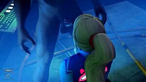 samus aran's zero suit ripped for phazon cock experiments birthday facefuck