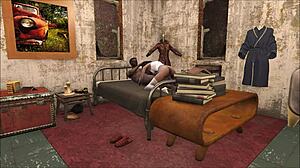 fallout 4 elie strips sexy lingerie for hard teen fuck