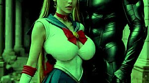 hey sailor moon howd you subdue those bad guys with your hentai moves