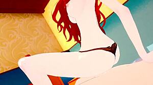 Himeko's Wild Anal Blowjob Squirting Creampie Orgy in Honkai Hentai Compilation