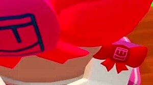 This anime recroom slut eagerly sucks cock then rides it hard