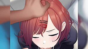 Idolmaster Madoka Delivers Cute POV Blowjob With Beautiful Asian Hentai Techniques