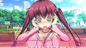 Yuri route heats up as big-titted anime babe takes facial creampie from monster cock overload