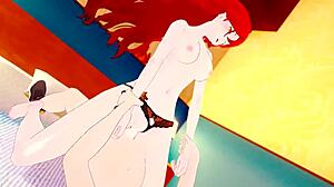 Himeko's Wild Anal Blowjob Squirting Creampie Orgy in Honkai Hentai Compilation