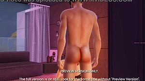 Naughty Celebrity Sims 3D Hentai Office Seduction Preview