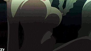 doesn't this big tits blonde anime babe's striptease make you wanna grab those huge boobs and ass?