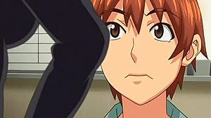 セクシー熟女が天然巨乳で巨根挟み込み