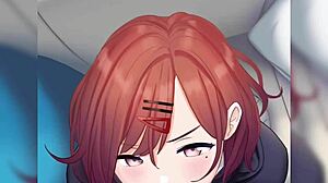 Idolmaster Madoka Delivers Cute POV Blowjob With Beautiful Asian Hentai Techniques