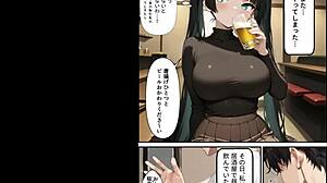 Full color manga big tits OL loses karaoke bet Inari-san 3