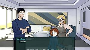 lockdown dom's goth curvy big tits girl gives fat blowjob