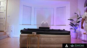 MAN this nuru massage with madison morgan's gonna BLOW your mind with her healing pussy power!