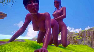 black lesbians fist roughly to squirting romance at world's end