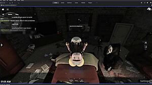 Bratty Roblox Girl Tastes Stranger's Warm Load Rainy Night Outdoors