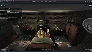 Bratty Roblox Girl Tastes Stranger's Warm Load Rainy Night Outdoors