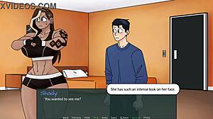 lockdown dom's goth curvy big tits girl gives fat blowjob