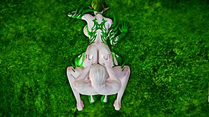 giant elves in forest fuck monster cocks to squirt and restore hentai love balance!