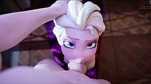 elsa frozen french joi ass play ice play jerks you off disney hentai