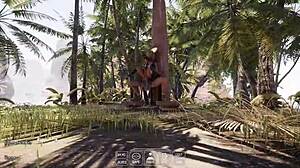 lara croft spreads legs ancient statue wakes fucks her hard anal creampie gangbang huge cock hentai game