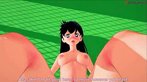 Kagome fucked hard on roof in Inuyasha full hentai movie