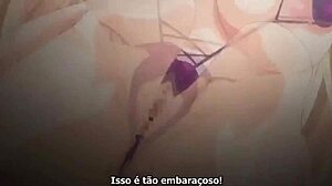 Anime milf Vadia anal assfucking creampie hits orgasm peak