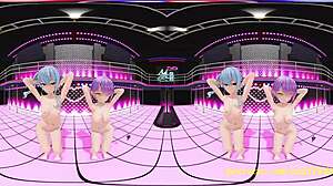 novr's mmd suitowa sways nude in 3d hololive rhythm