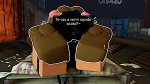 Quickie Toro's Big Ass Takes BBC from Nagatoro Roblox Roleplay