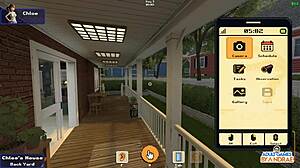 chloe bounces in jumping jacks during my sexy neighbour 2 ep2 gameplay