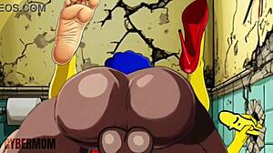 Married Housewife Fucked Through Gloryhole in Public Restroom