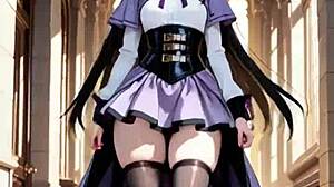 bet you'd love this cute teen ai magical girl taking huge monster cock anal in castle corridors right?