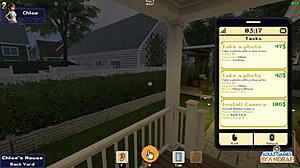 chloe bounces in jumping jacks during my sexy neighbour 2 ep2 gameplay