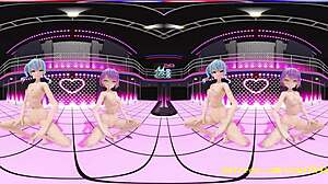novr's mmd suitowa sways nude in 3d hololive rhythm