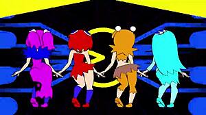 Minus8 Pac-Man ghost animation pounds with bold relentless force