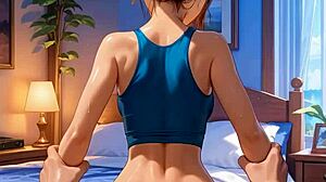 what secrets hide in this ai generated hentai bedroom test scene unfolding?