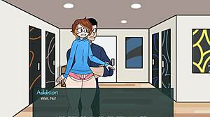 lockdown dom's goth curvy big tits girl gives fat blowjob